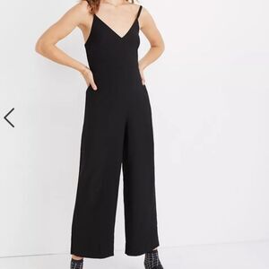 Madewell Thistle Cami Jumpsuit in black